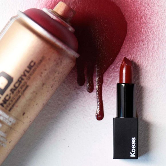 Kosas Other - ❣️2/$36 NIB Kosas Weightless Lip Color Lipstick Shade Darkroom (rich bordeaux)